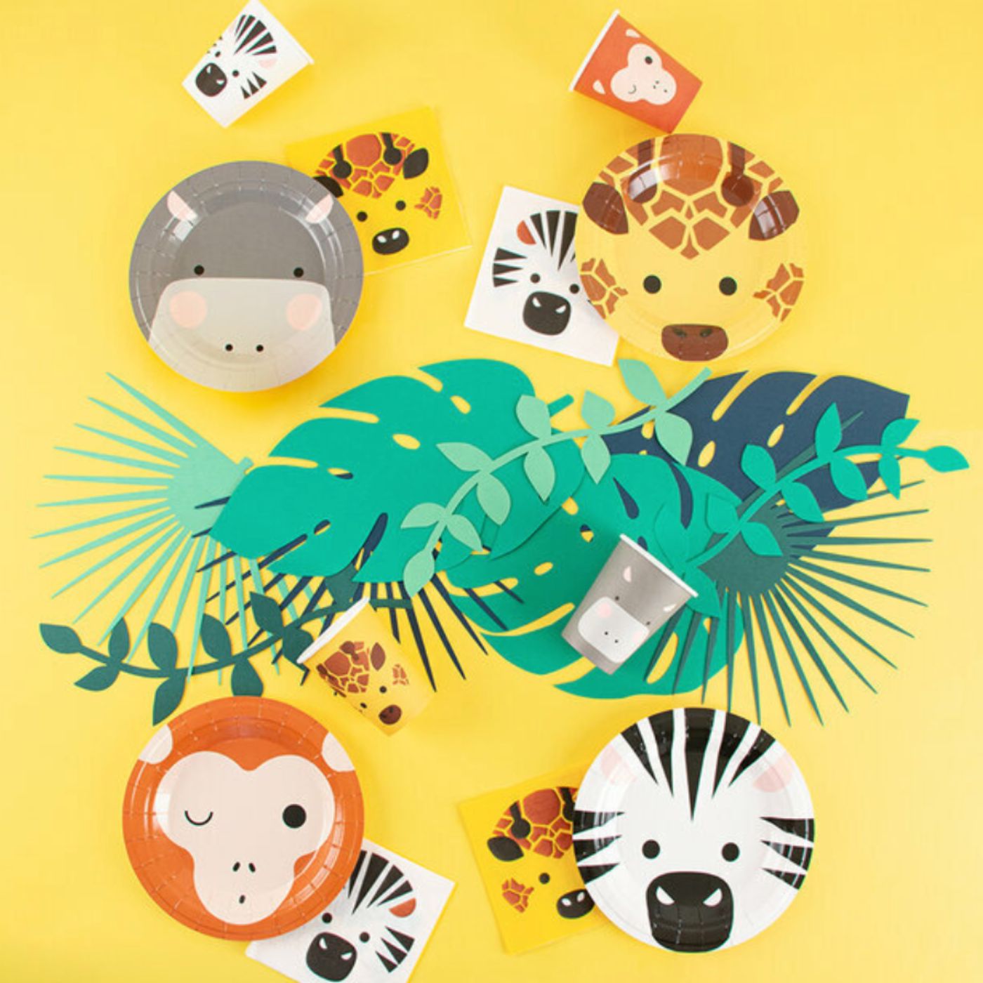 Servíettur - Safari dýr - 20 stk