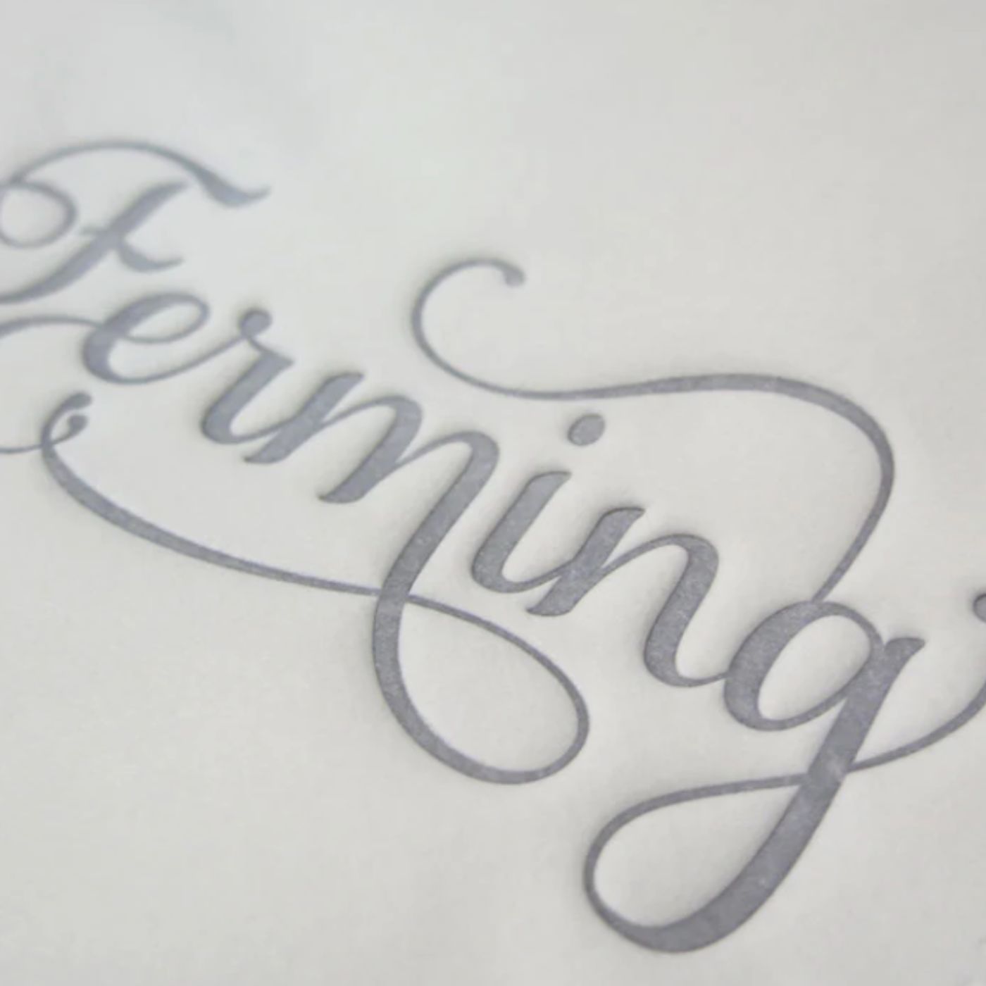 Servíettur - Ferming - Silfur - 24 x 24cm - 20 stk