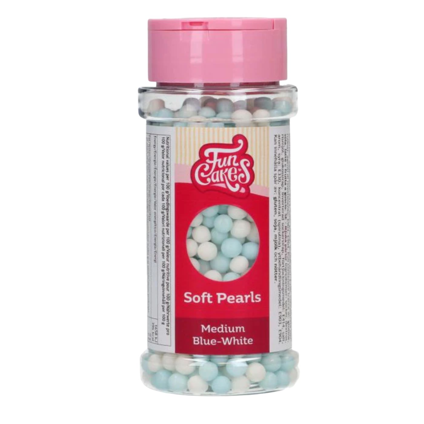 Sykurskraut - Soft Pearls - 60 gr - Bláar/Hvítar