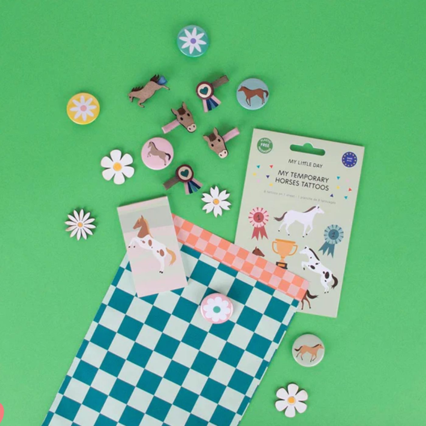 Tattoo - Hestar - 8 stk