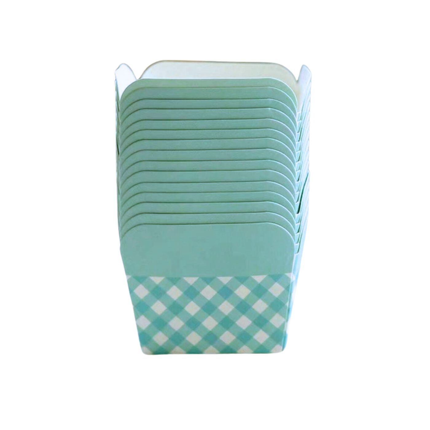 Nammibox - Blátt köflótt - 25 stk