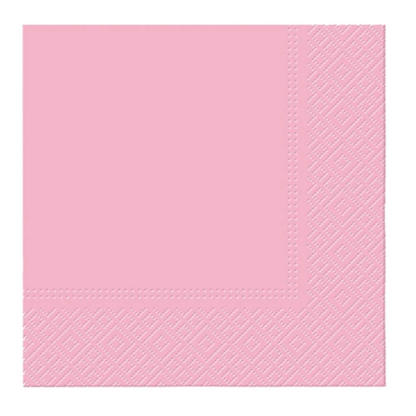 Servíettur - Ljósbleikar - 20 stk