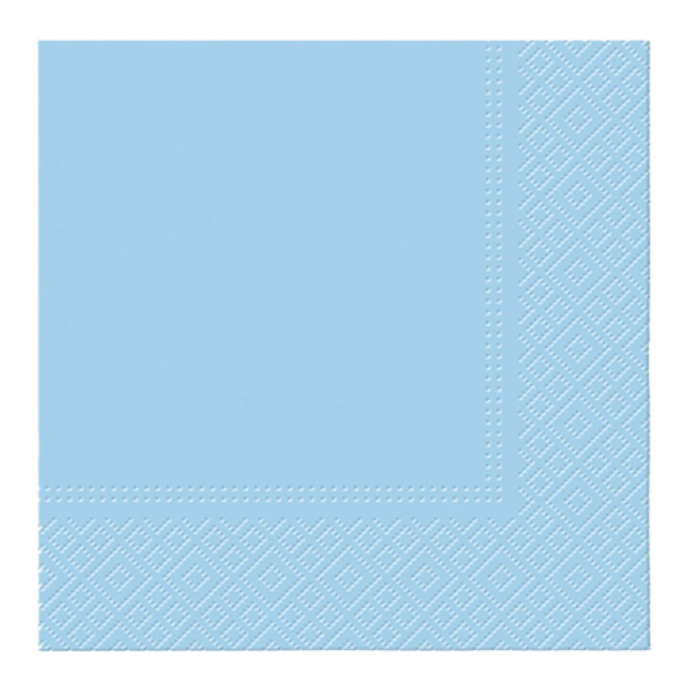 Servíettur - Ljósbláar - 20 stk