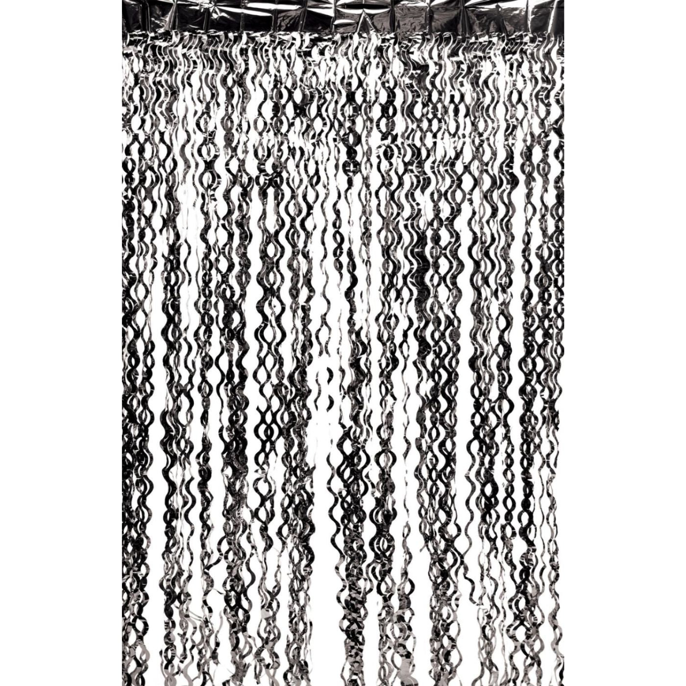 Partý bakgrunnur - Svartur Krullu - 1 x 2 m