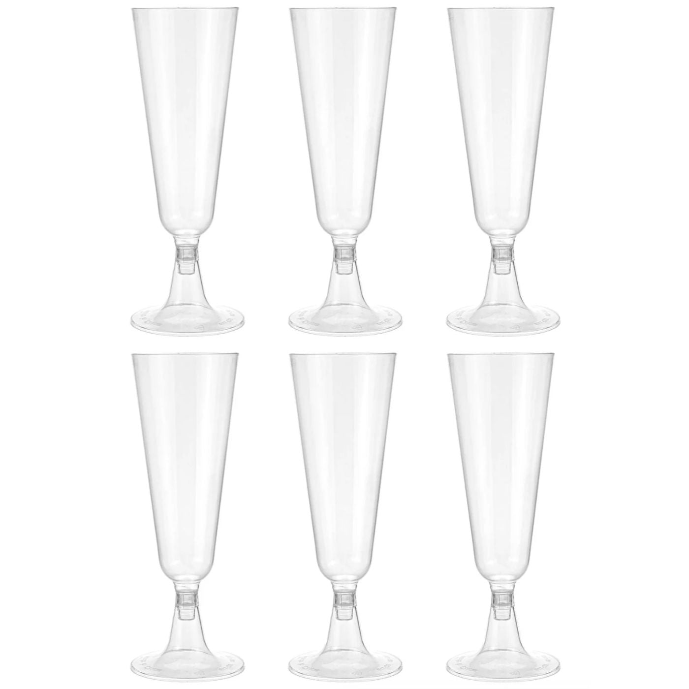 Plastglös - Glær - 10 stk - 150 ml