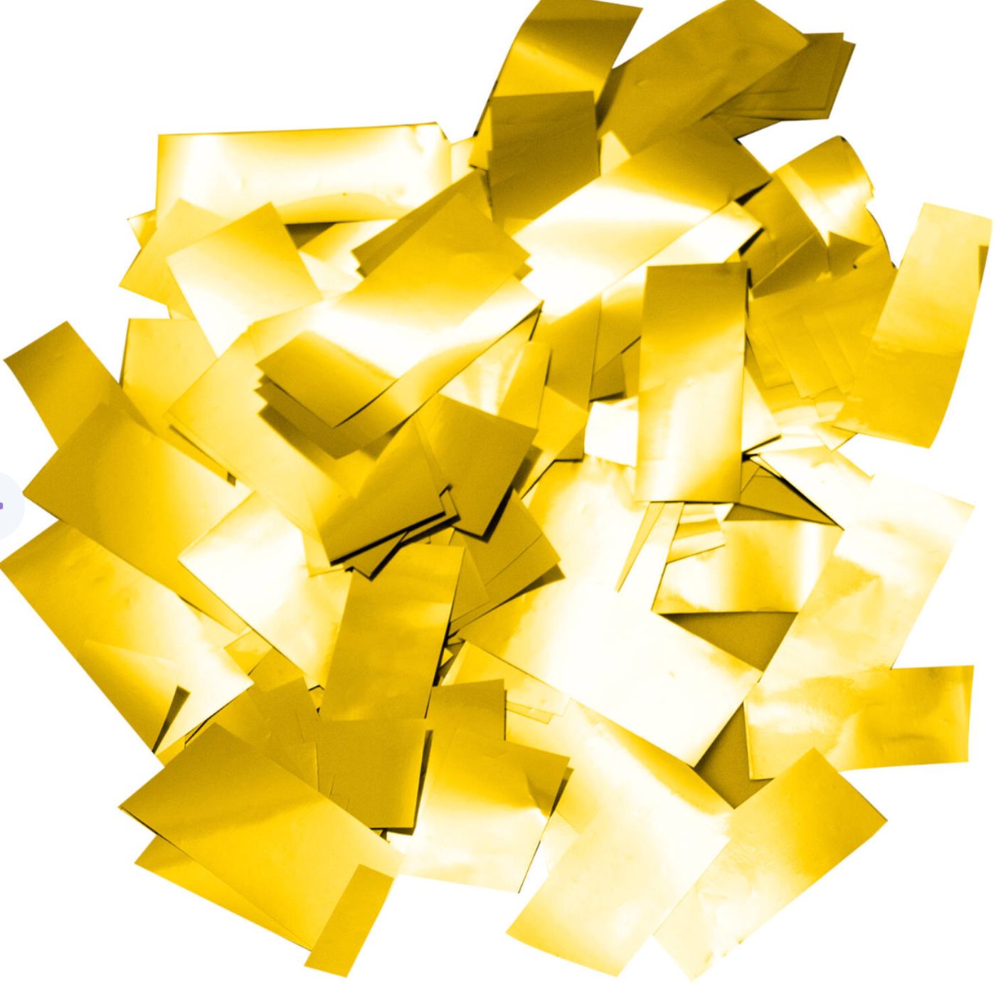 Confetti sprengja - Gull - 57 cm