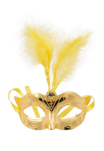 Gríma - Gyllt m. fjöður - 1 stk