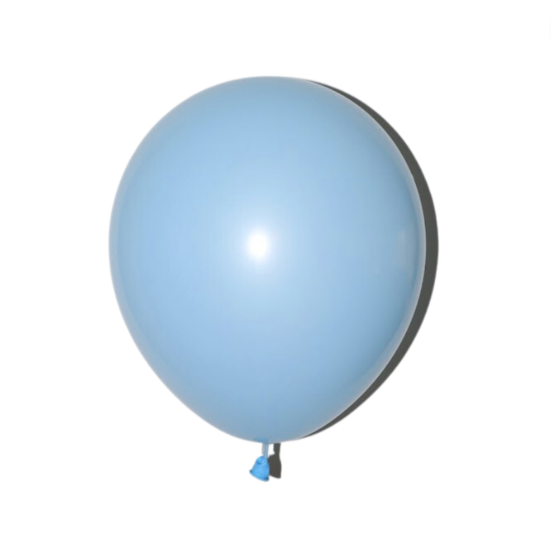 Latex blaðra - Makkarónu blá - 30 cm