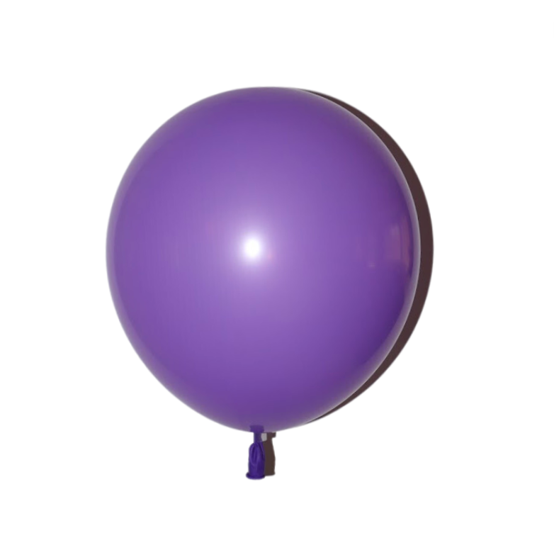 Latex blaðra - Fjólublá - 30 cm