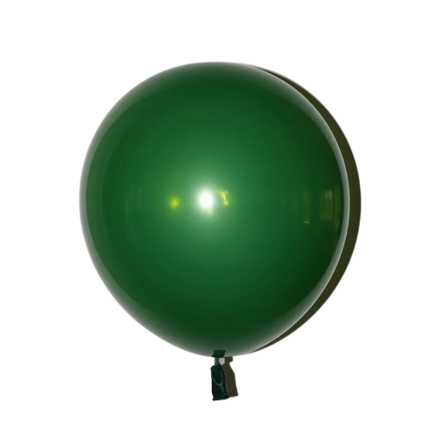 Latex blaðra - Dökkgræn - 30 cm