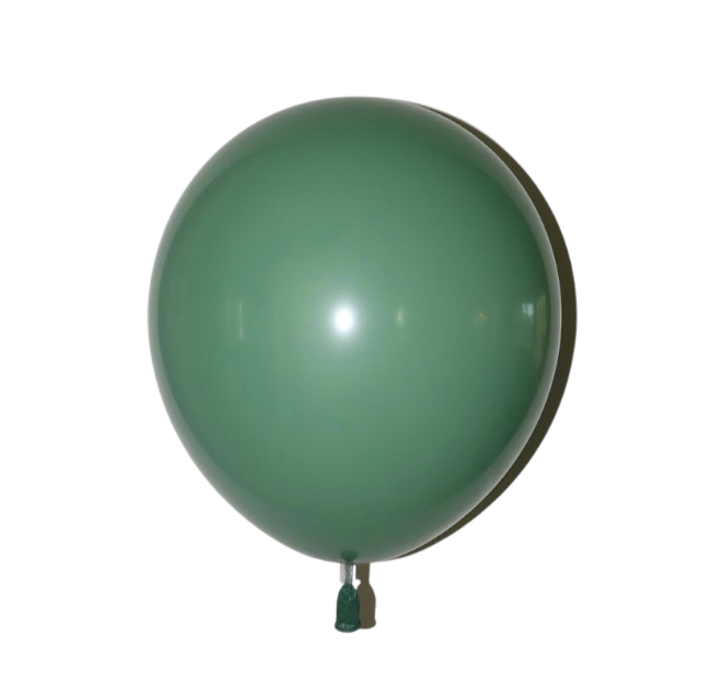 Latex blaðra - Retro græn - 30 cm