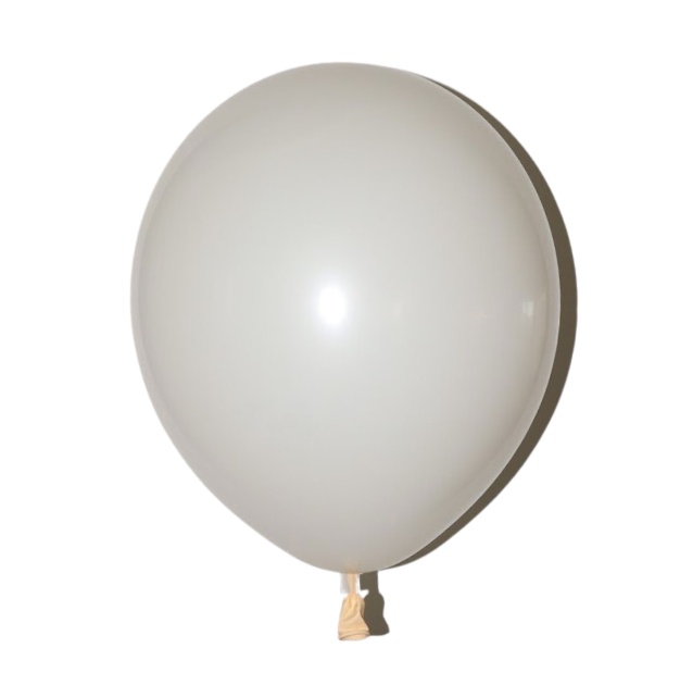 Latex blaðra - Off white - 30 cm