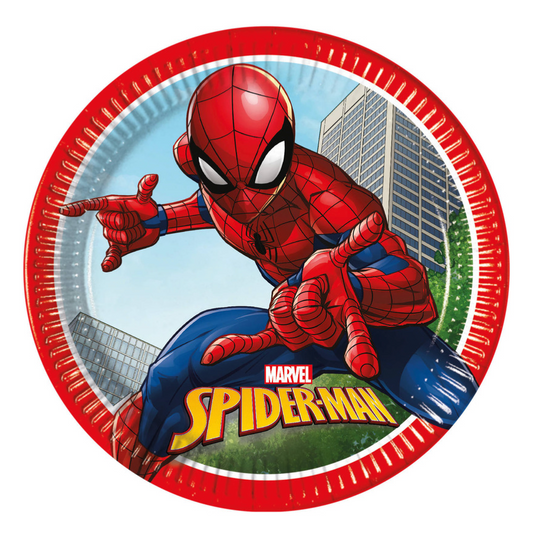 Pappadiskar - Spiderman - 8 stk