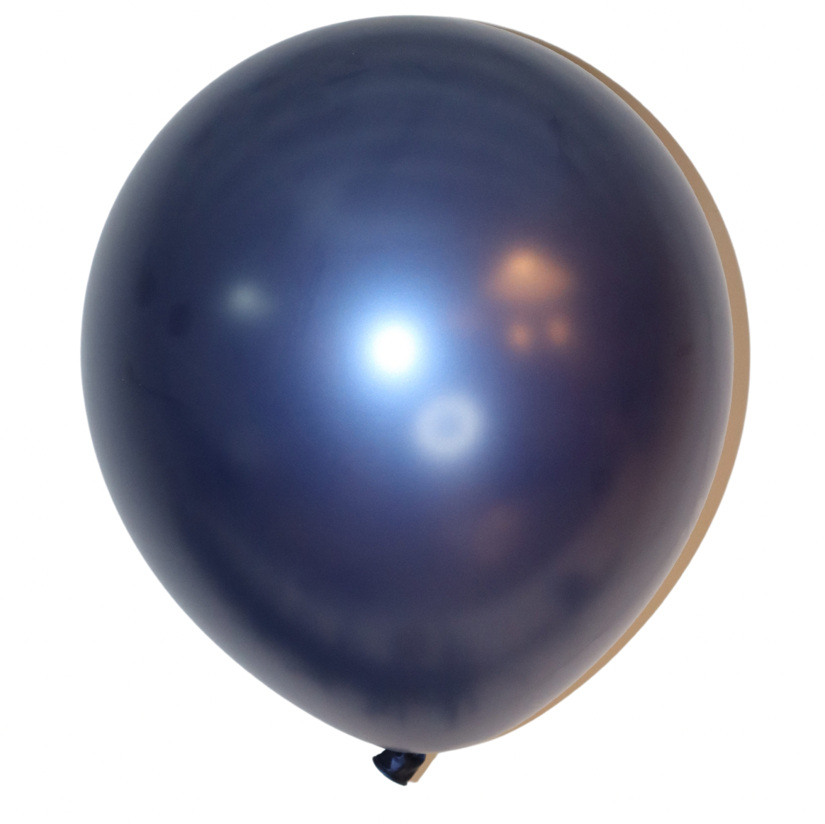 Latex blaðra - Dökkblá - Perlu - 45 cm
