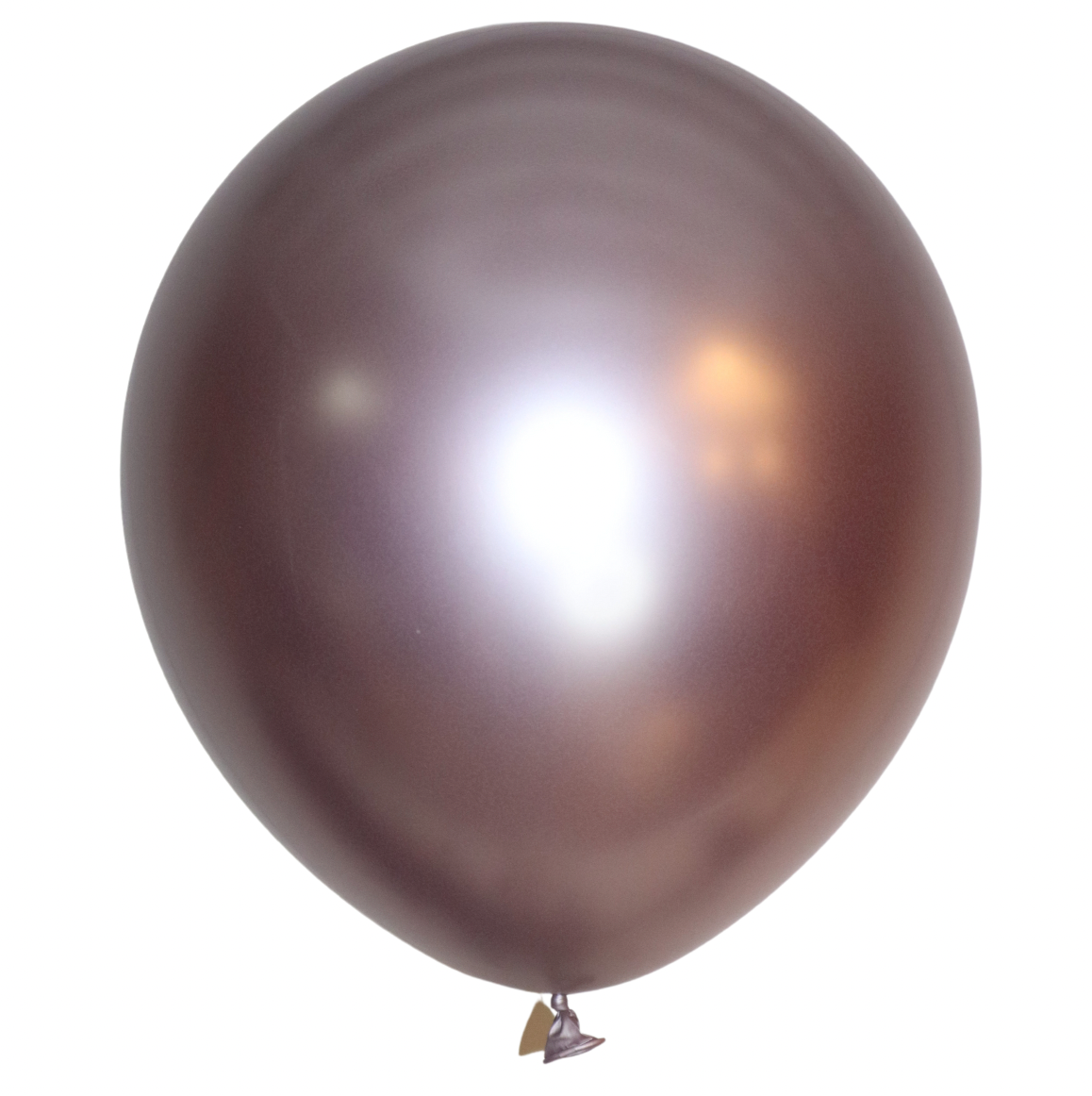 Latex blaðra - Króm - Ljósbleik - 45 cm