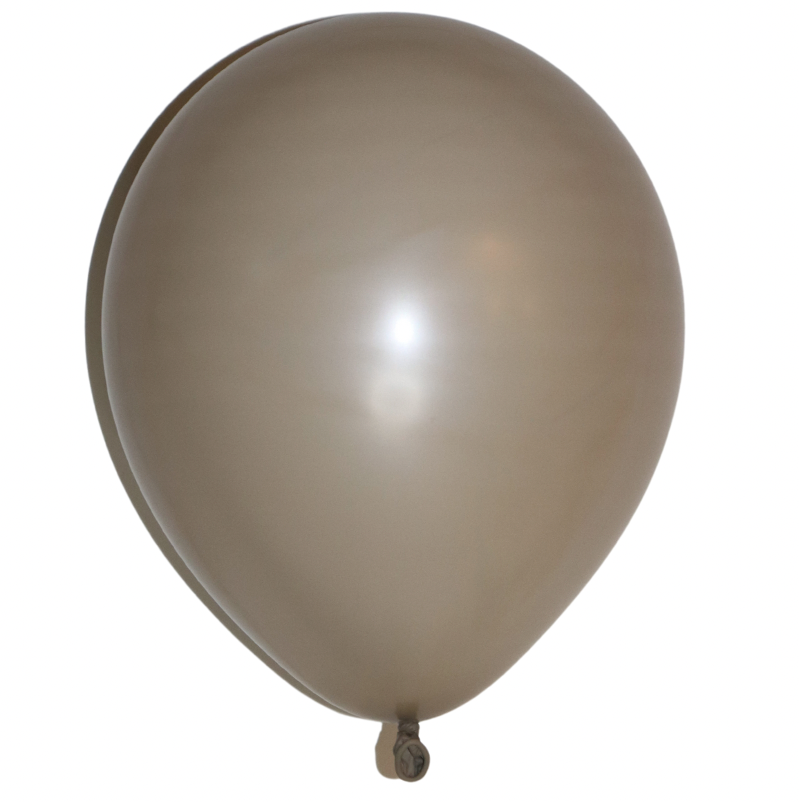Latex blaðra - Reyk brún - 45 cm