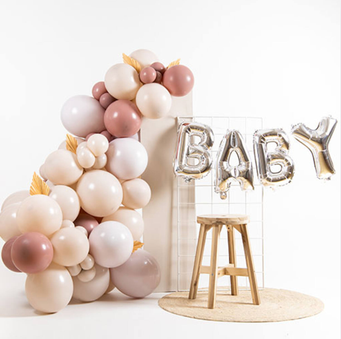 Blöðrulengja - BABY - Silfur