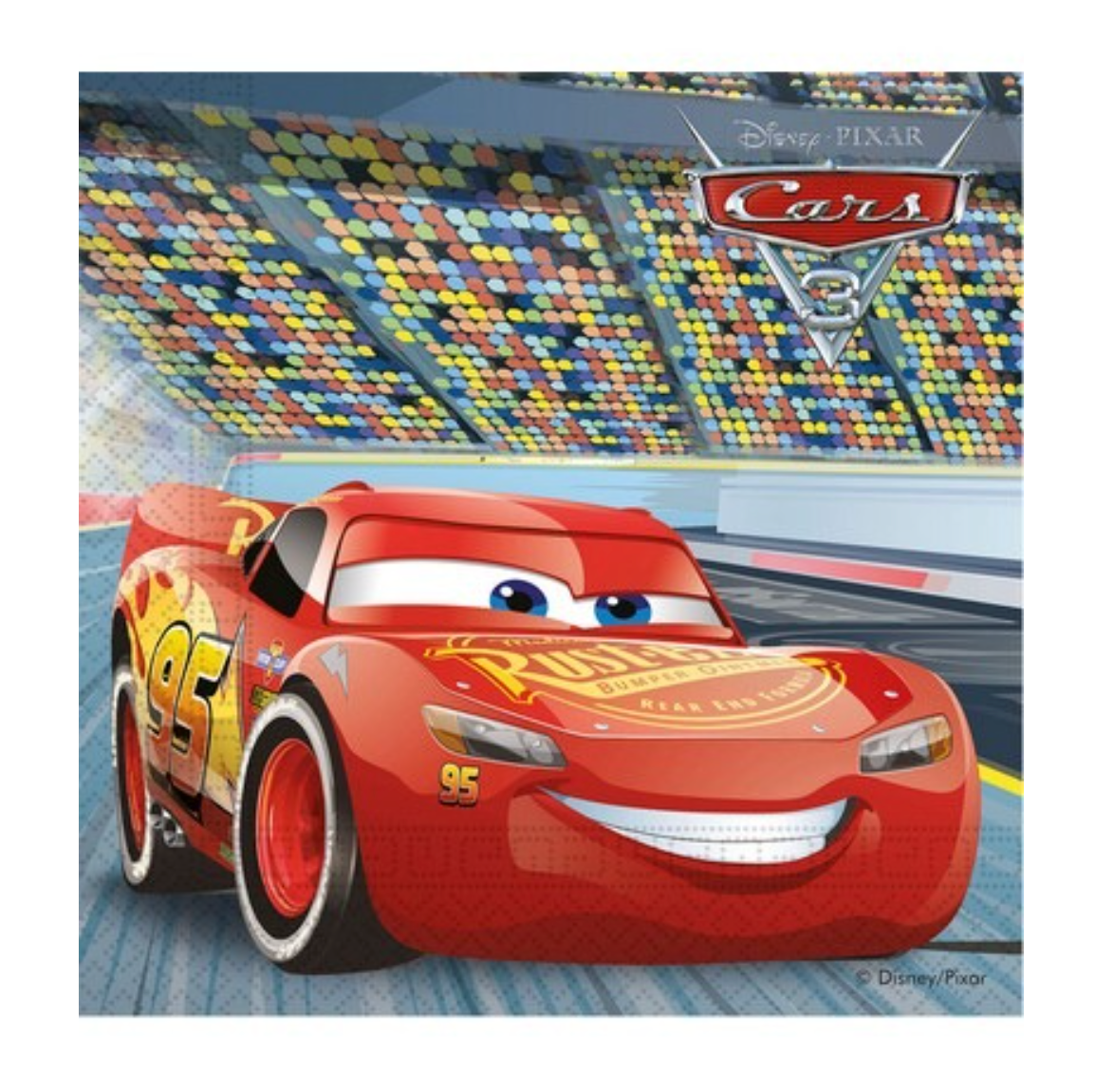 Servíettur - Leiftur Mcqueen/Cars - 20 stk