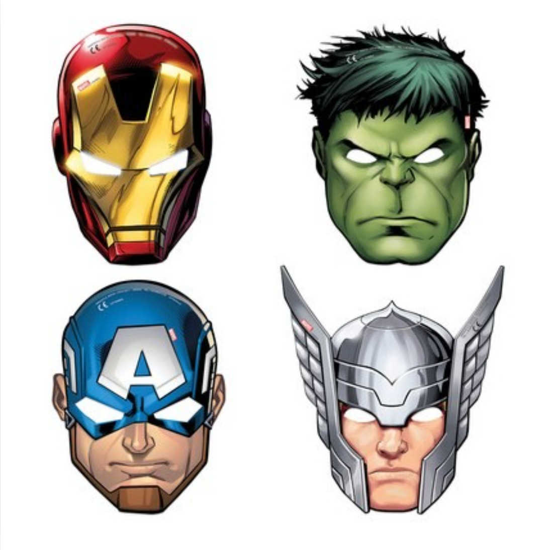 Grímur - Avengers - 6 stk.