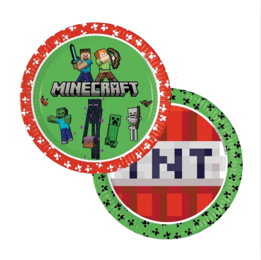 Pappadiskar - Minecraft - 8 stk