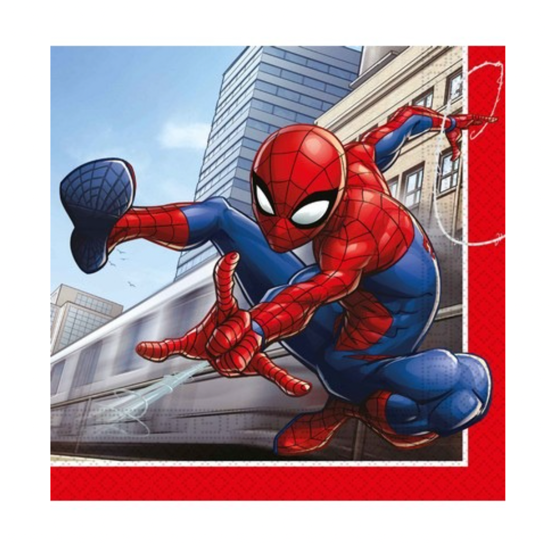 Servíettur - Spiderman - 20 stk