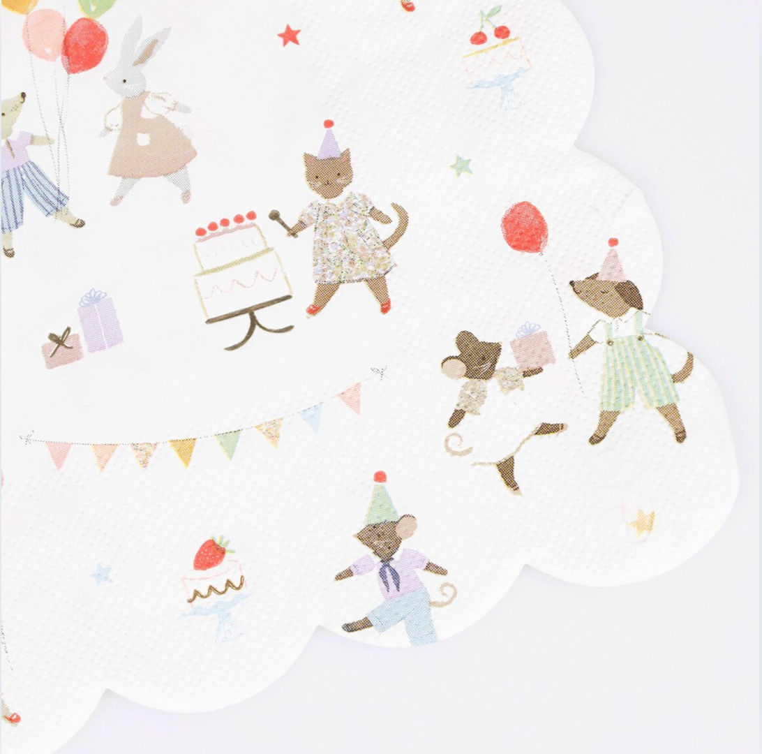 Servíettur - Animal friends - 16 stk