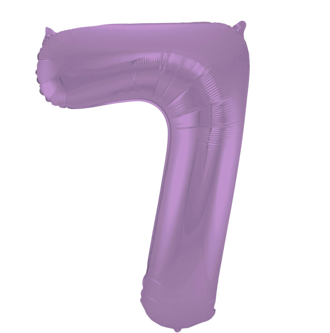 Álblaðra - Tölustafur - Fjólublár metalic - 7 - 86 cm