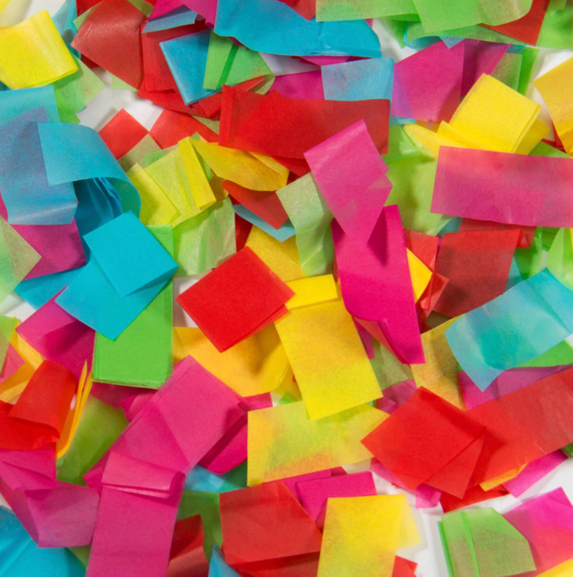 Confetti sprengja - Marglituð - 26 cm