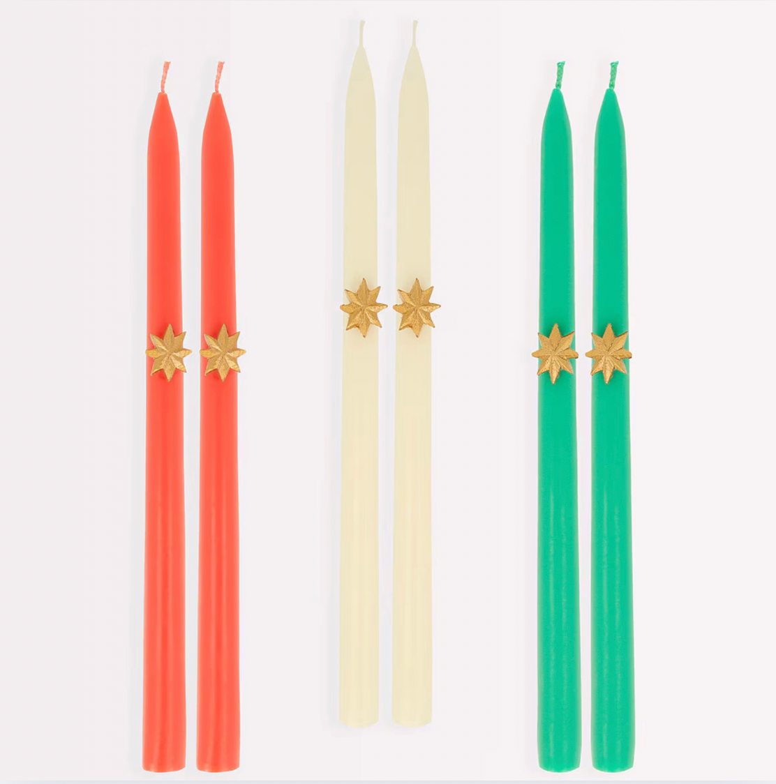 Kerti með stjörnum - 6 stk