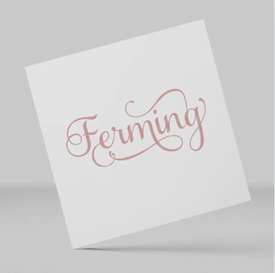 Servíettur - Ferming - Rose Gold - 33 x 33 cm - 20 stk