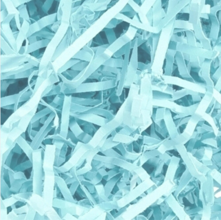 Shredded paper - Ljósblár - 20g