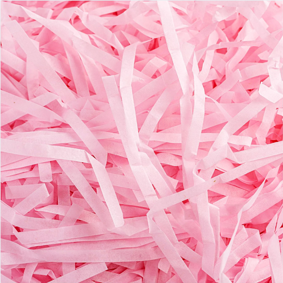 Shredded paper - Ljósbleikur - 20g
