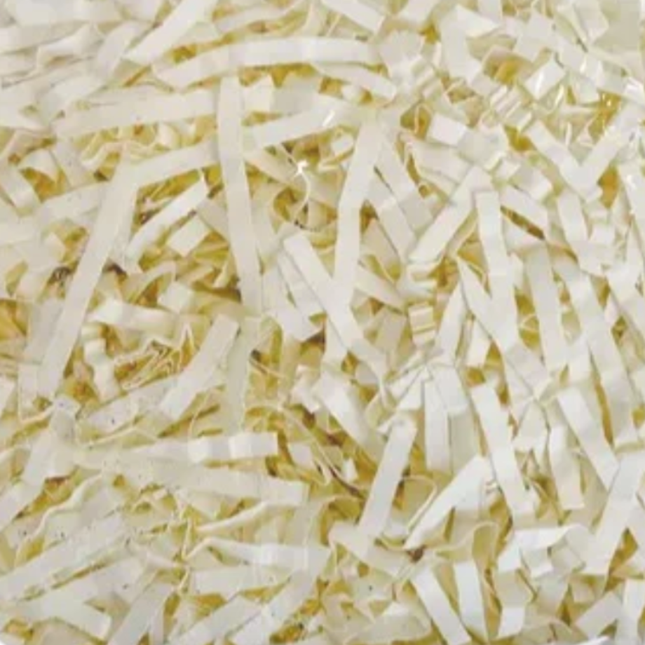 Shredded paper - Beinhvítur - 20g