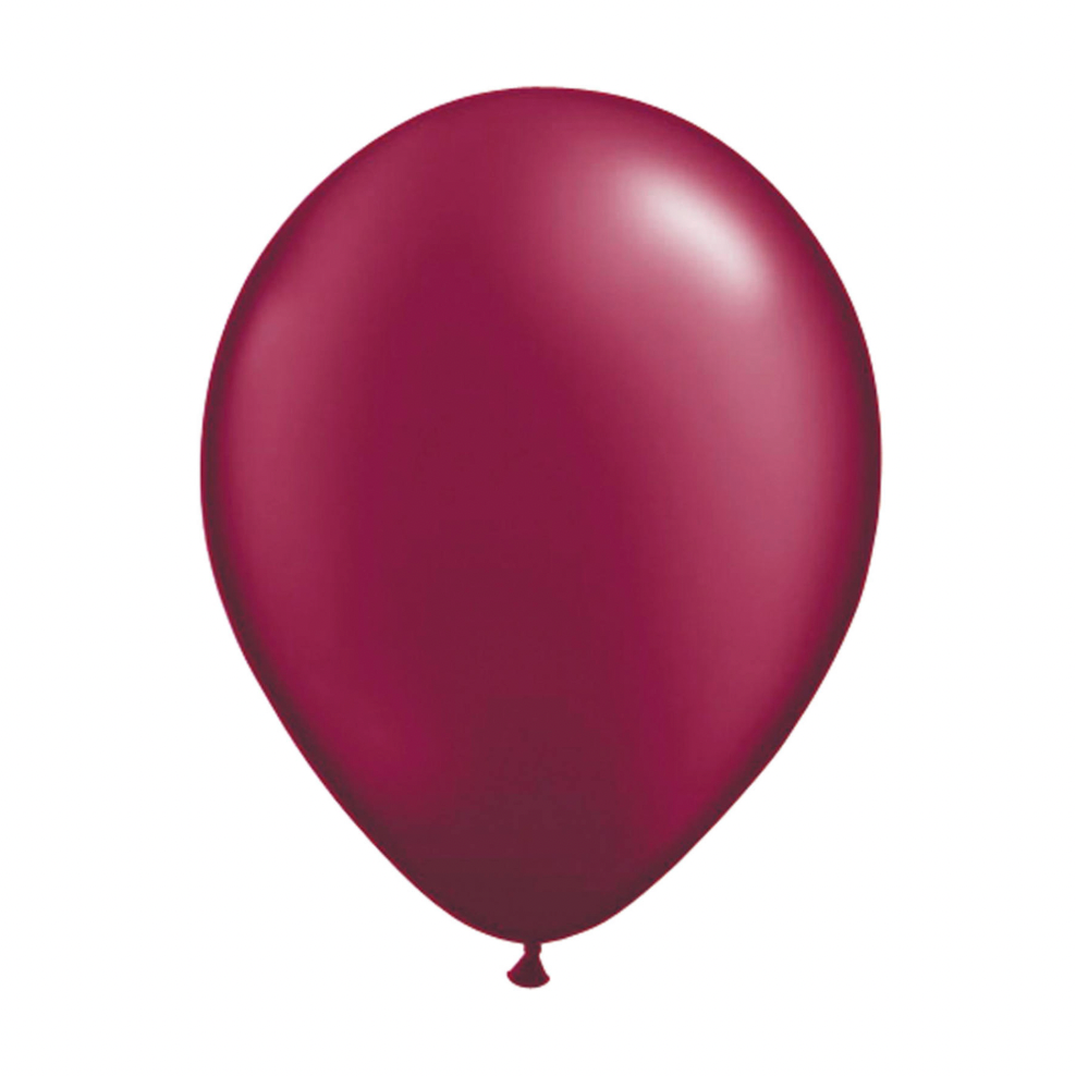 Latex blaðra - Burgundy - 30 cm
