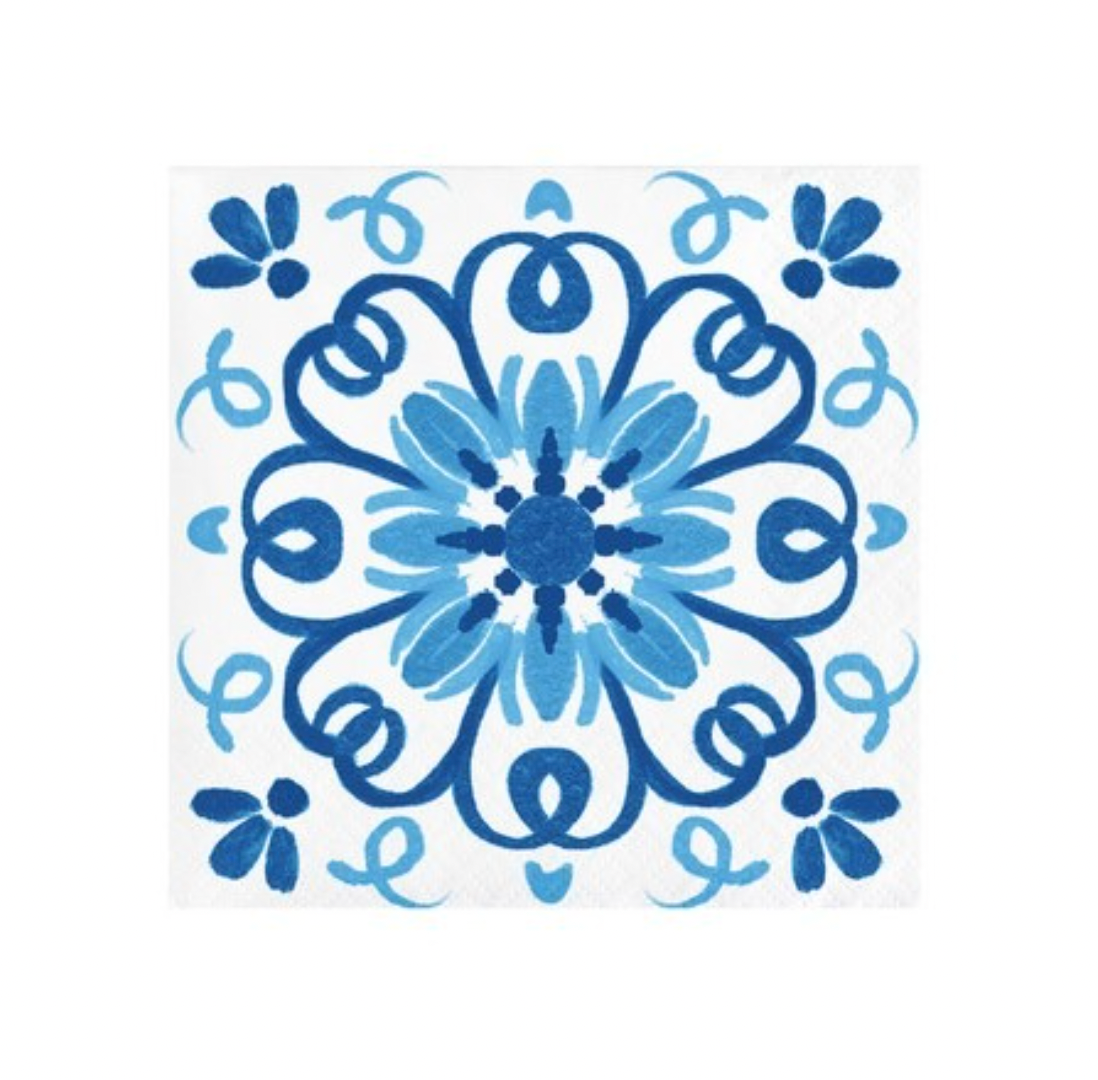 Servíettur - Blue Willow - 16 stk