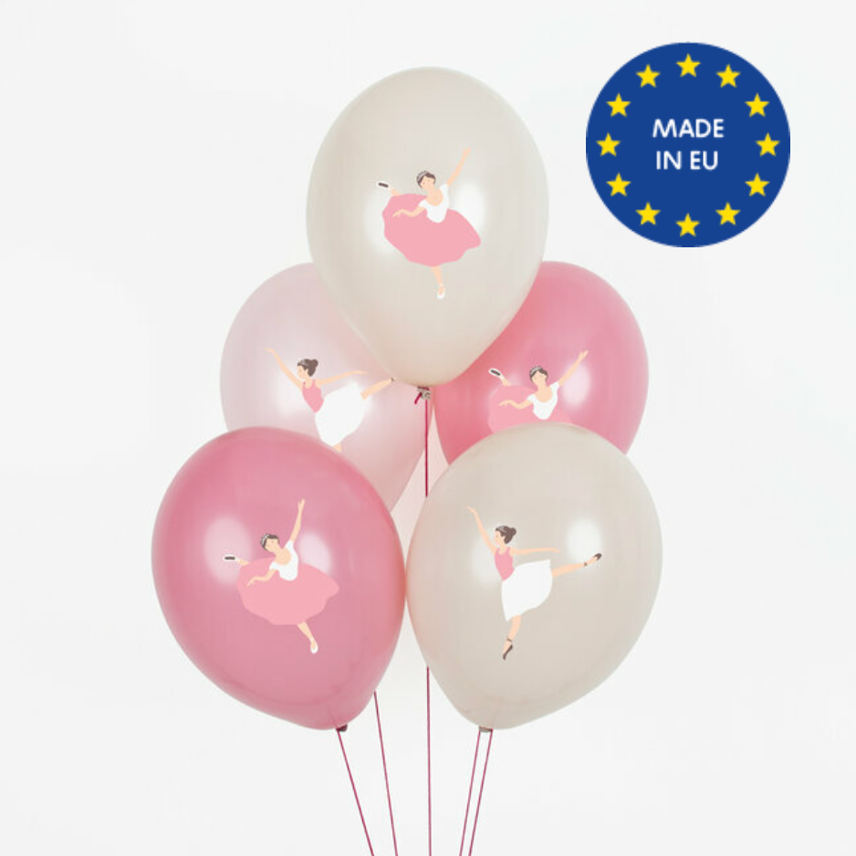 Latex blaðra - Ballerínur - 5 stk