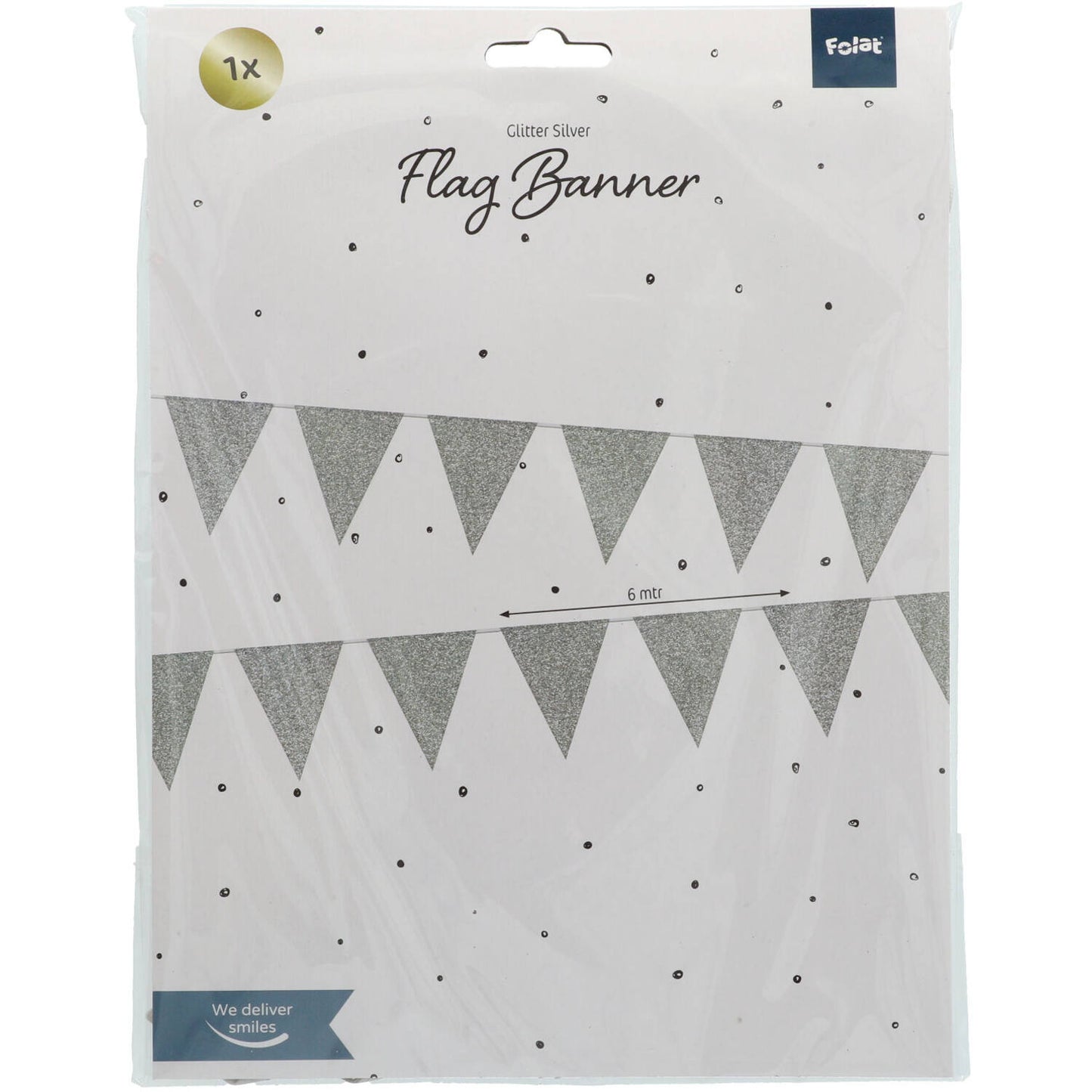 Fánalengja - Silfur glimmer - 6 m