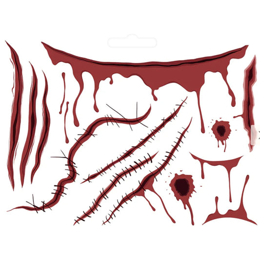 Tattoo - Halloween - Sár - 13 stk