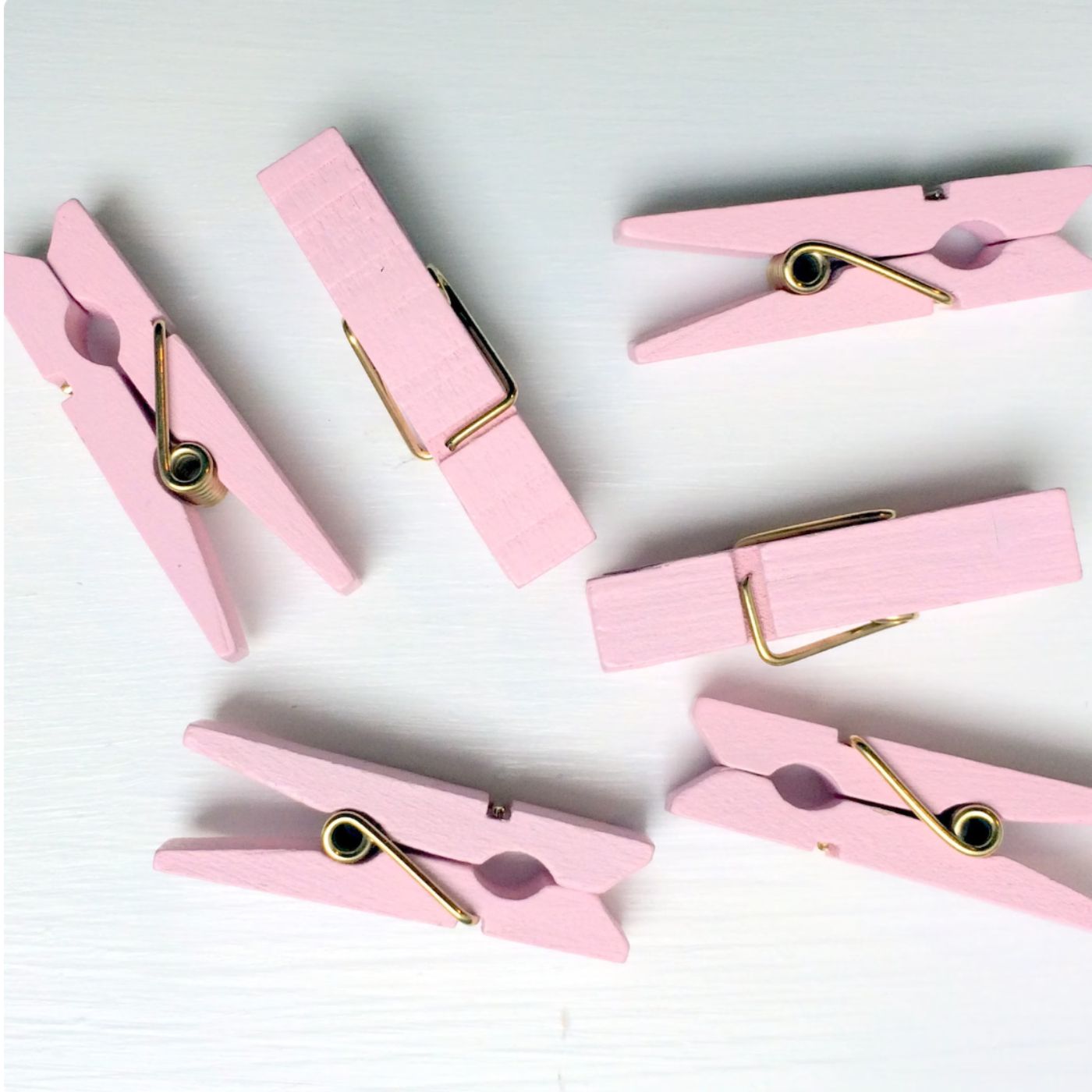 Klemmur - Bleikar - 24 stk