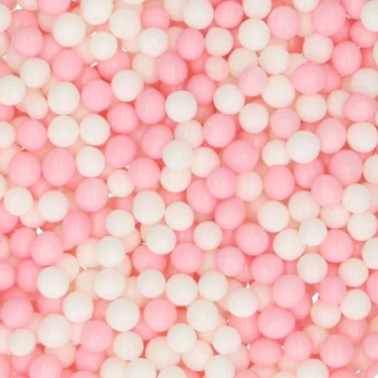 Sykurskraut - Soft Pearls - 60 gr - Bleikar/Hvítar