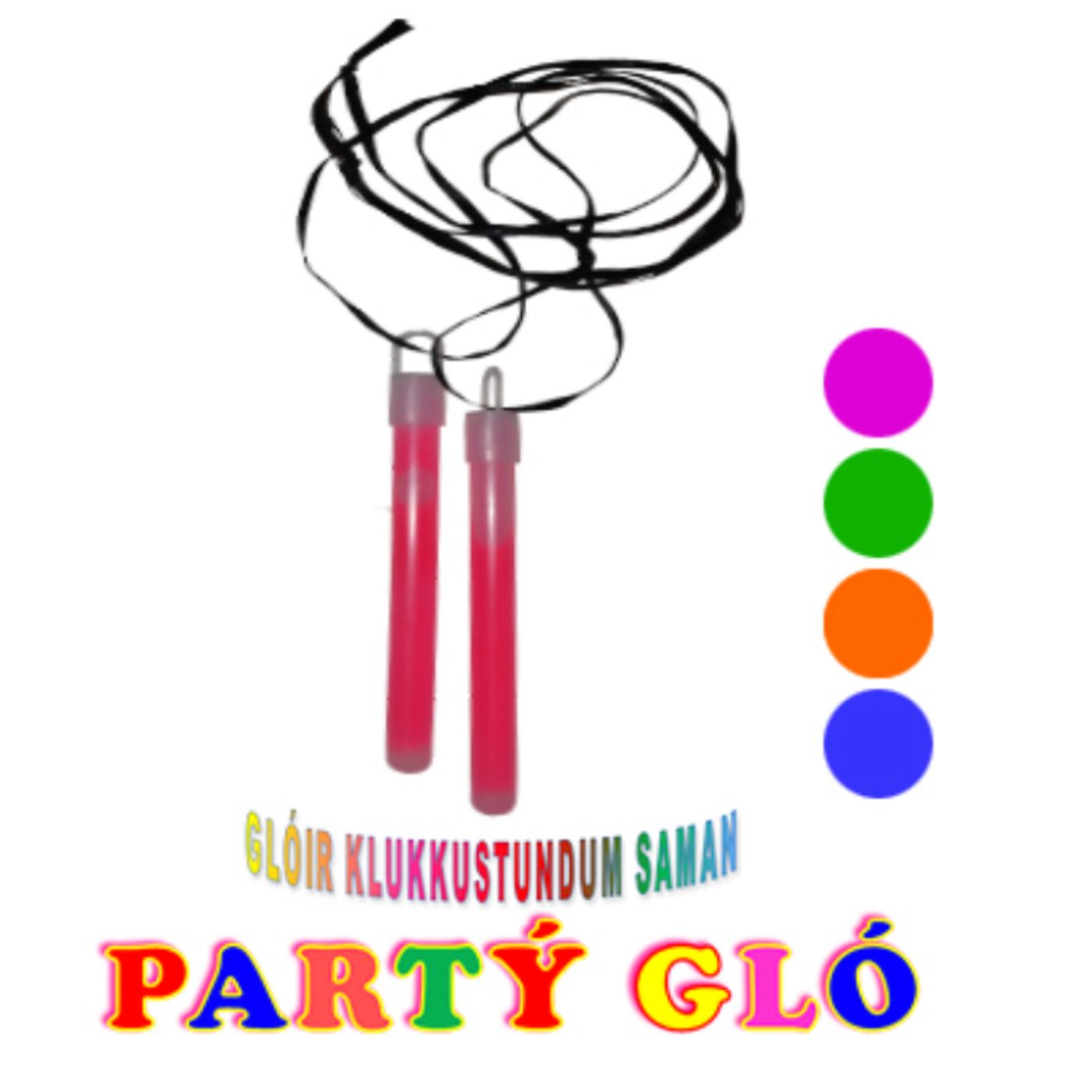 Glow sticks - Stangir - 4 litir