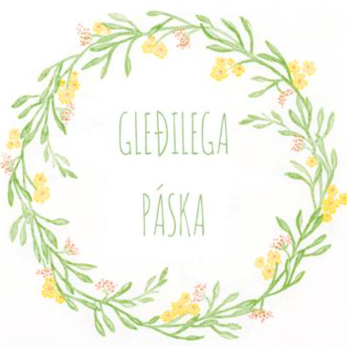Servíettur - Gleðilega Páska - 33x33 cm - 12 stk