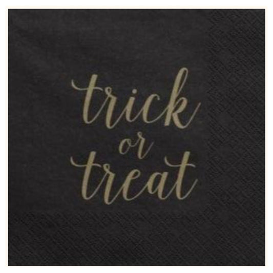 Servíettur - Trick or treat - 33x33 - 20 stk