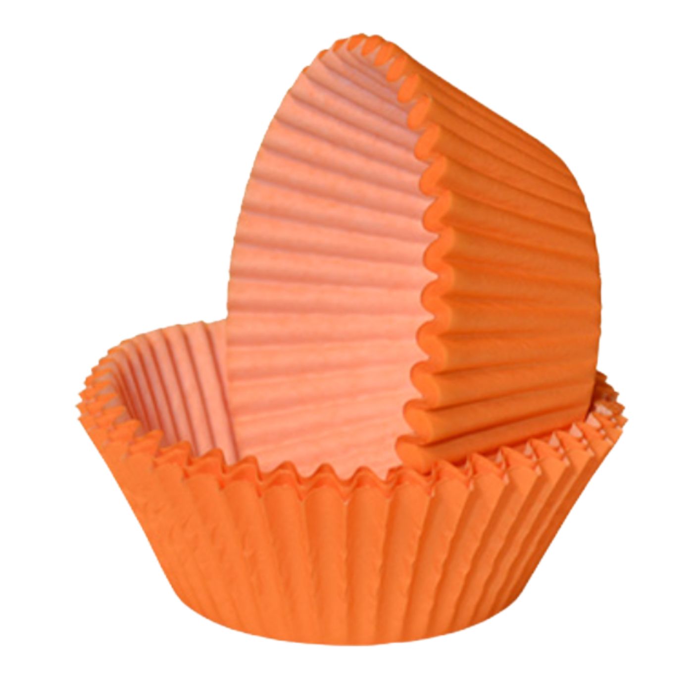 Bollakökuform - Appelsínugul - 36 stk