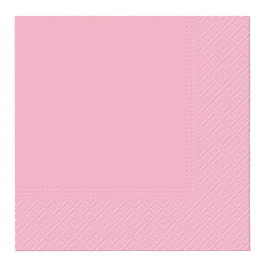 Servíettur - Ljósbleikar - 20 stk