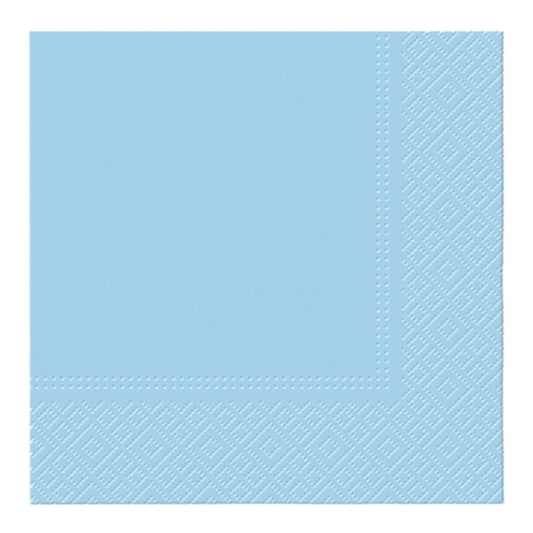 Servíettur - Ljósbláar - 20 stk