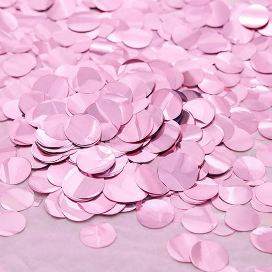 Confetti - Hringir - Ljósbleikir