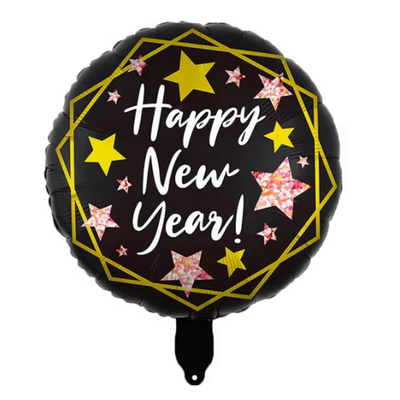 Álblaðra - Hringur - Happy New Year - 45 cm