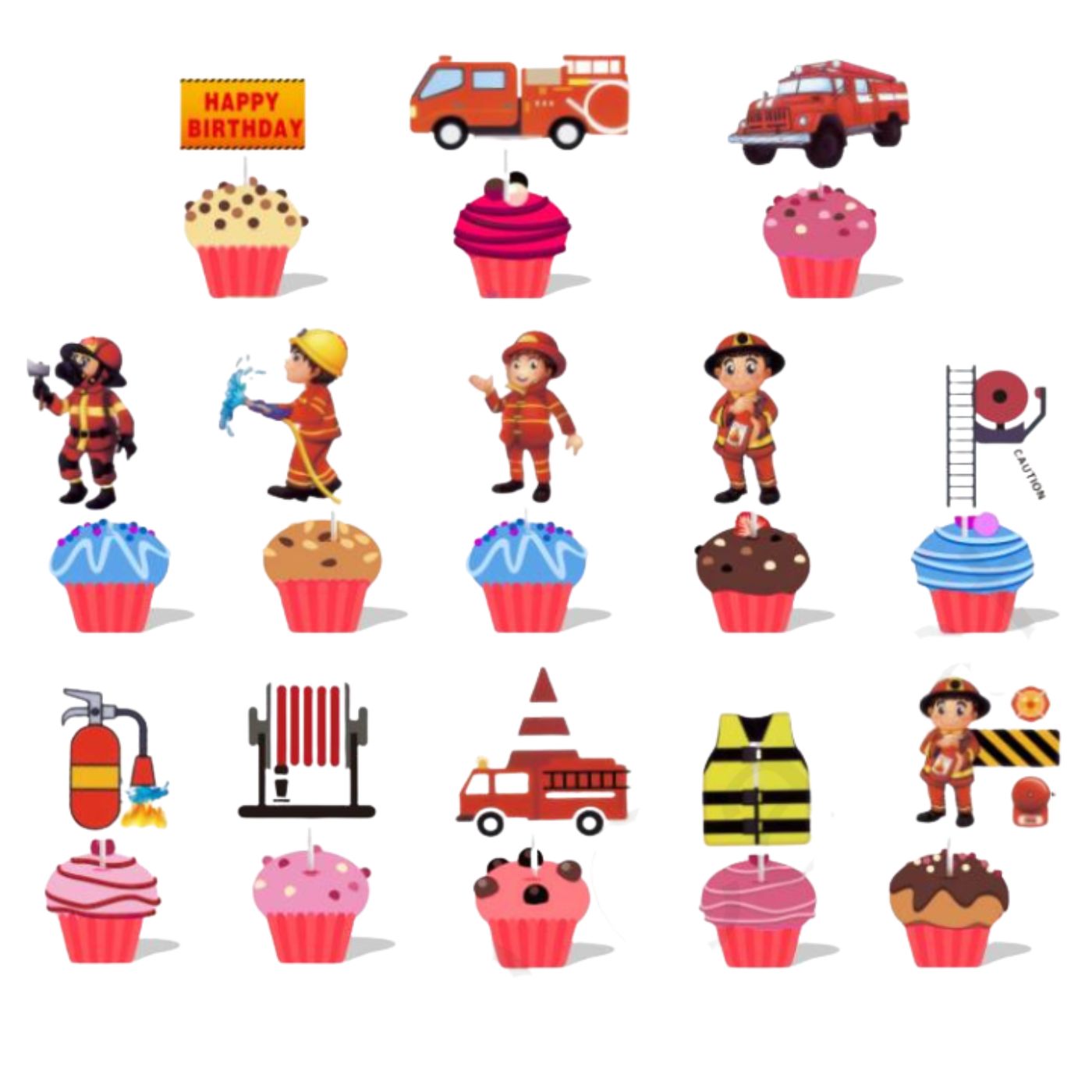 Kökuskraut - Slökkviliðið - 13 stk