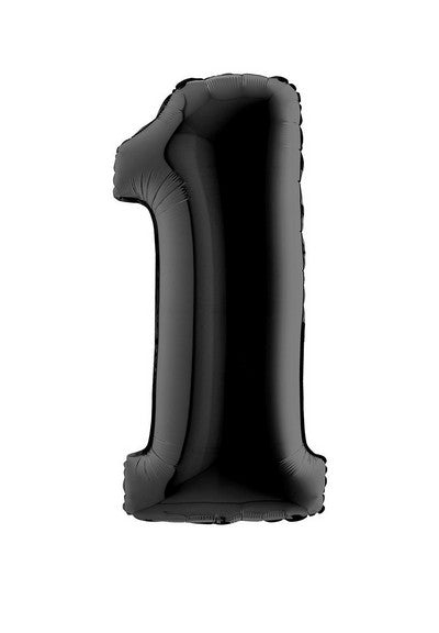 Álblaðra - Svartur tölustafur - 102 cm - 1